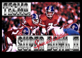 Tecmo Super Bowl 2 Special Edition Title Screen